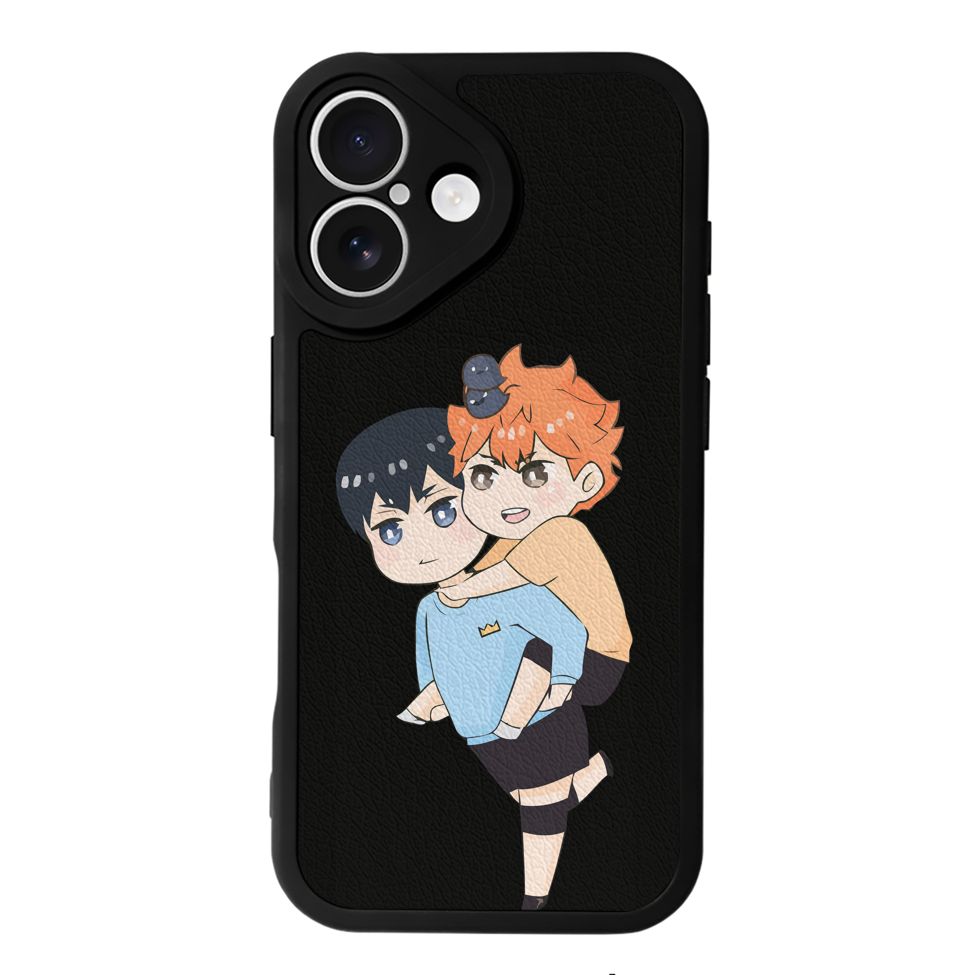 （画像用） ハイキュー!! Haikyu!! 【iPhone 16シリーズ対応】シリコンスマホケース（レザー調） 材質：シリコン